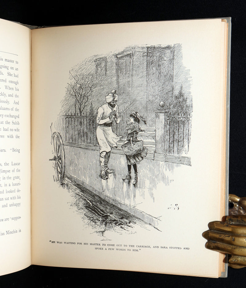 1893 Rare Book - Sara Crewe by Frances Hodgson Burnett. Illustrated