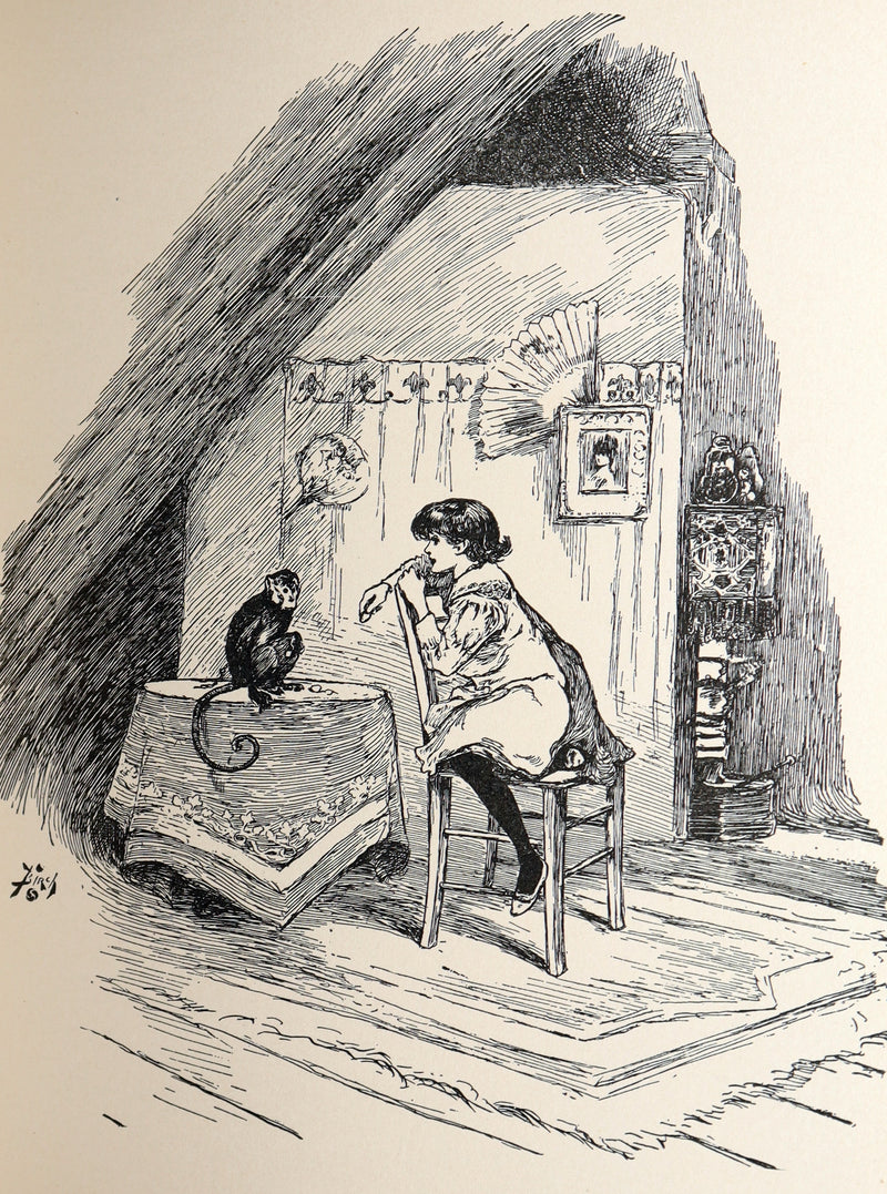 1893 Rare Book - Sara Crewe by Frances Hodgson Burnett. Illustrated