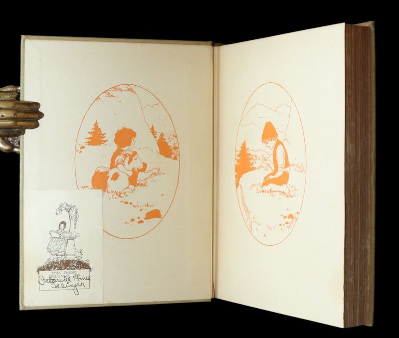 1919 Rare Gift Edition - HEIDI by Johanna Spyri illustrated by Maria L. Kirk