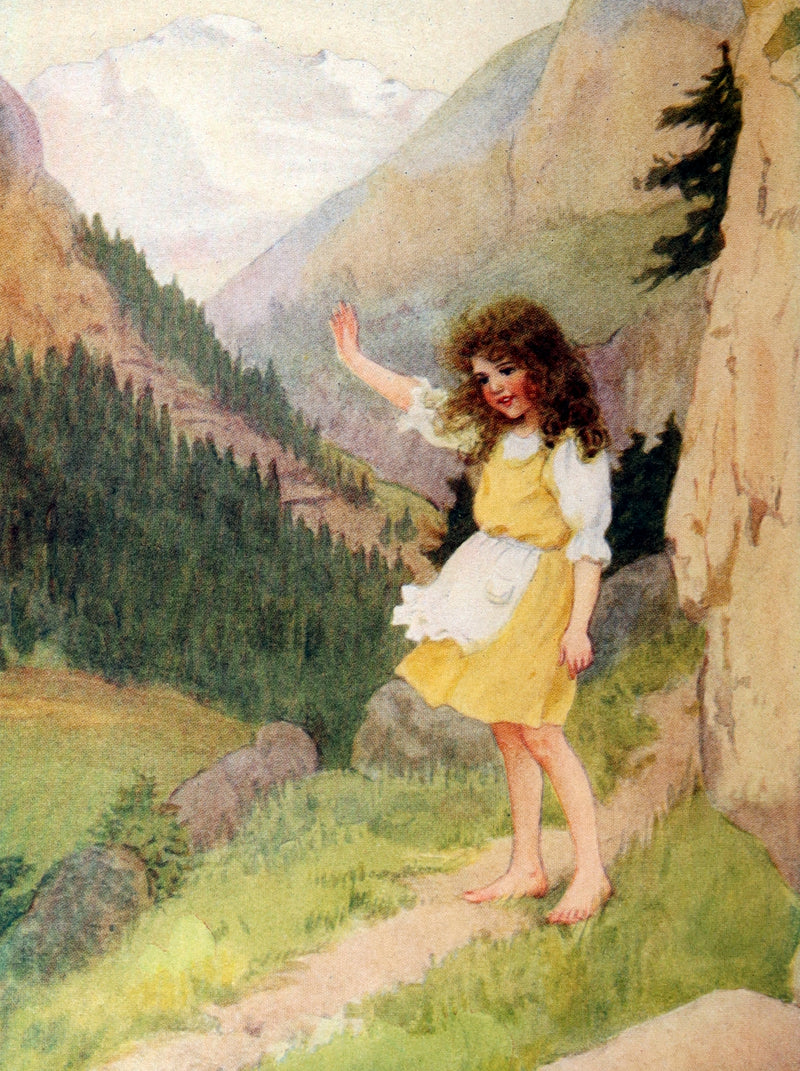 1919 Rare Gift Edition - HEIDI by Johanna Spyri illustrated by Maria L. Kirk