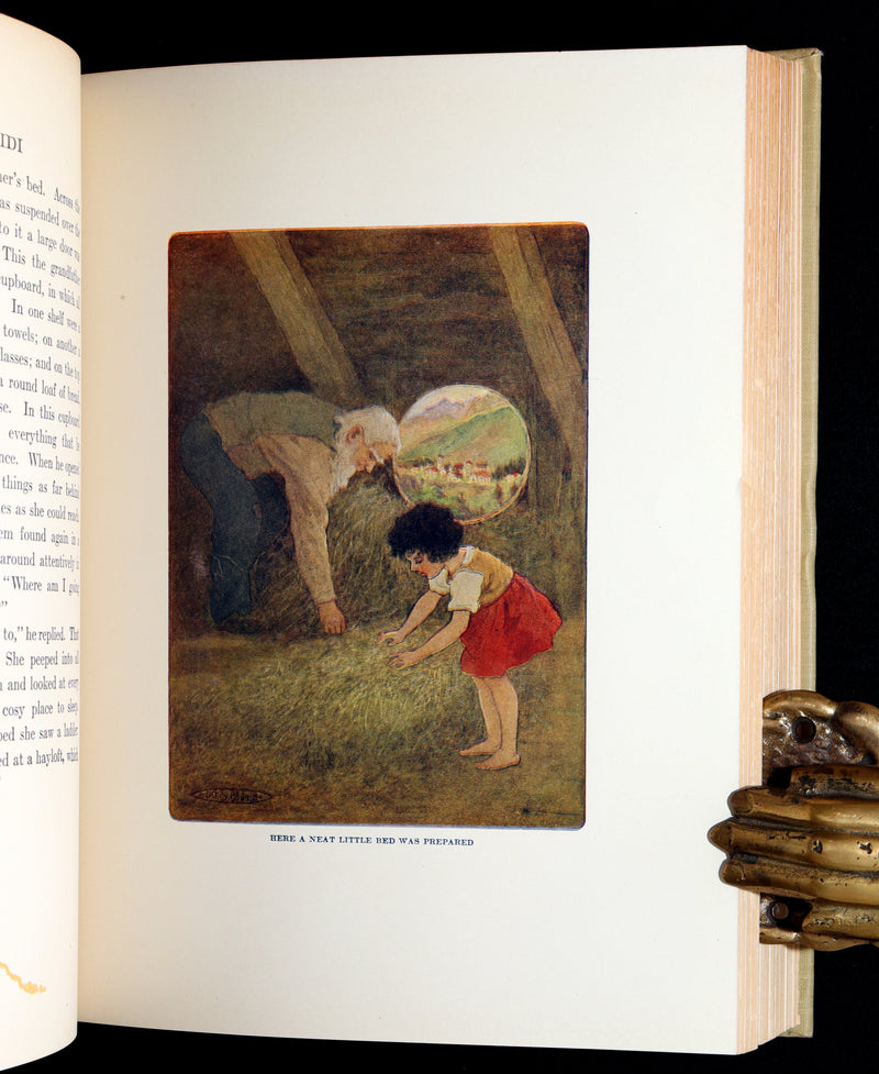 1919 Rare Gift Edition - HEIDI by Johanna Spyri illustrated by Maria L. Kirk