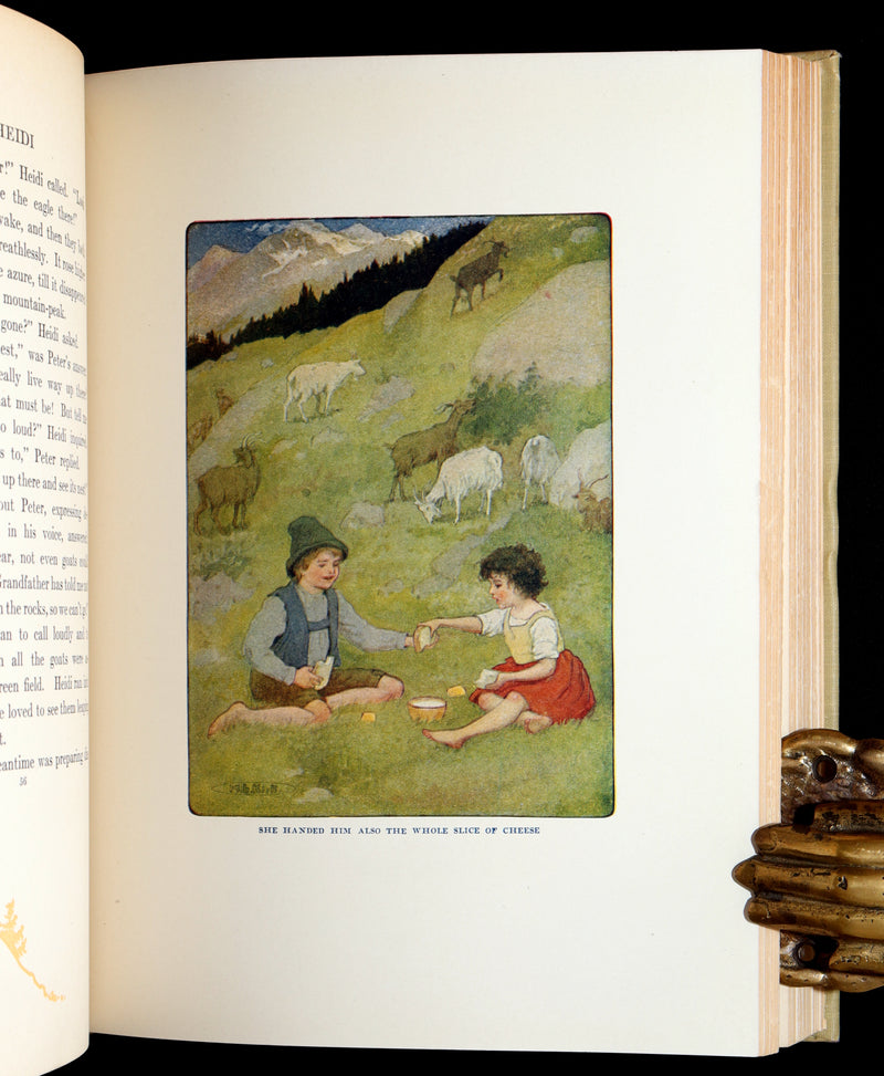 1919 Rare Gift Edition - HEIDI by Johanna Spyri illustrated by Maria L. Kirk