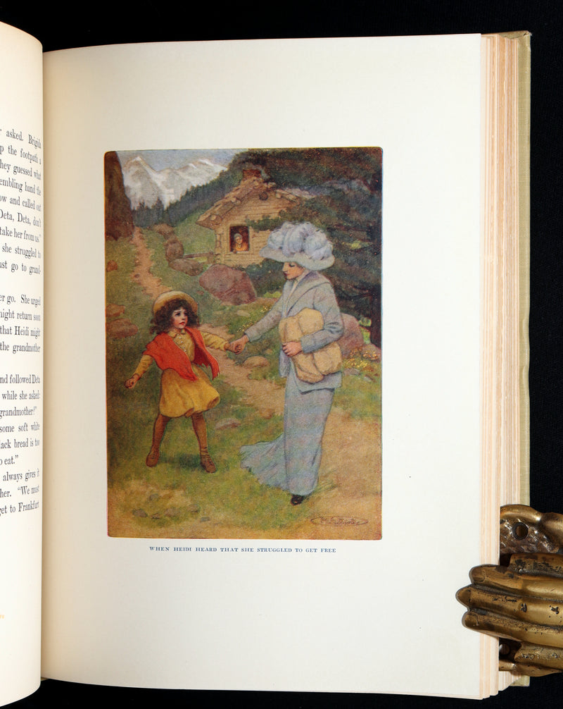 1919 Rare Gift Edition - HEIDI by Johanna Spyri illustrated by Maria L. Kirk
