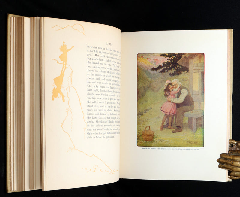 1919 Rare Gift Edition - HEIDI by Johanna Spyri illustrated by Maria L. Kirk