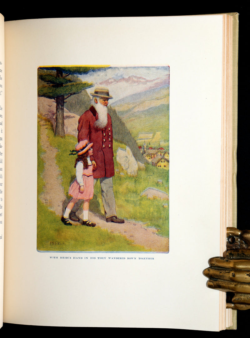 1919 Rare Gift Edition - HEIDI by Johanna Spyri illustrated by Maria L. Kirk