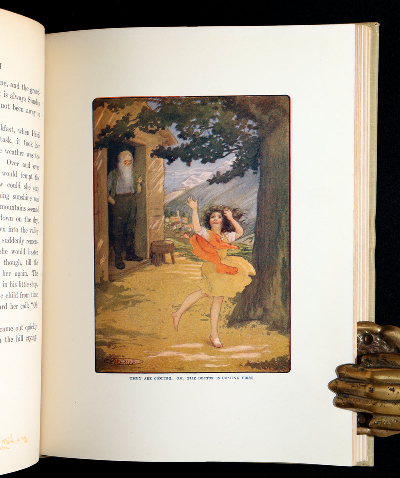 1919 Rare Gift Edition - HEIDI by Johanna Spyri illustrated by Maria L. Kirk