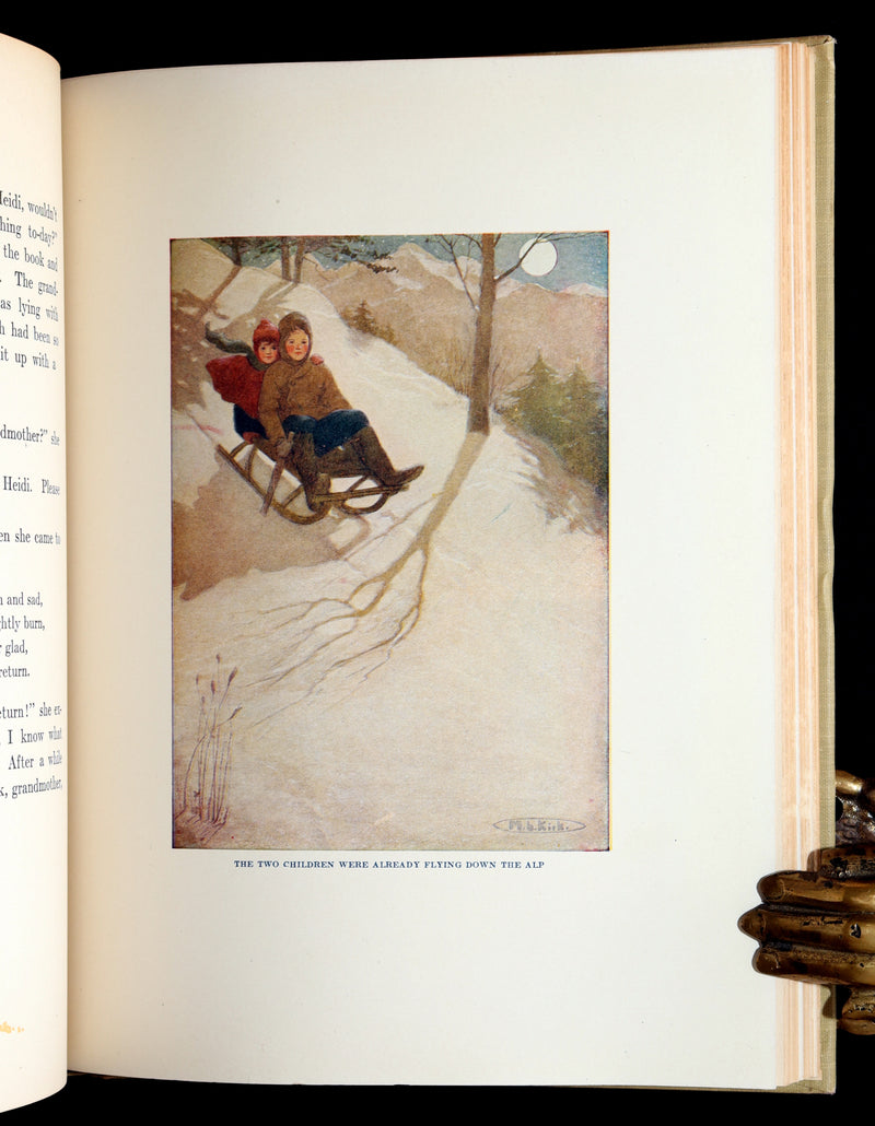 1919 Rare Gift Edition - HEIDI by Johanna Spyri illustrated by Maria L. Kirk