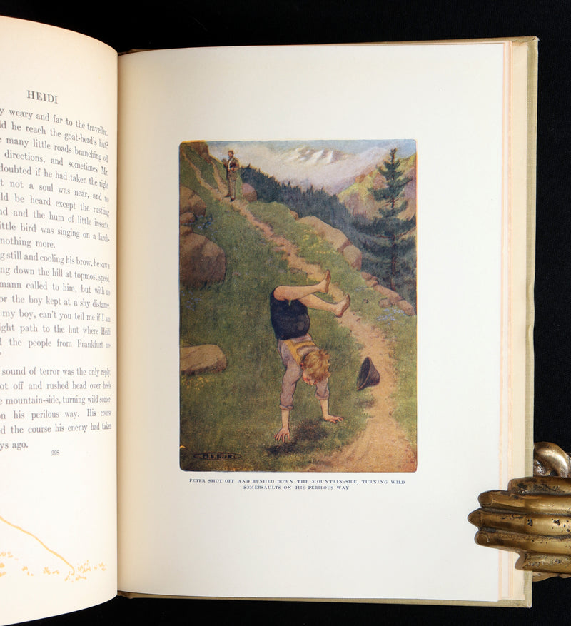 1919 Rare Gift Edition - HEIDI by Johanna Spyri illustrated by Maria L. Kirk