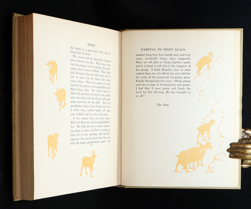 1919 Rare Gift Edition - HEIDI by Johanna Spyri illustrated by Maria L. Kirk