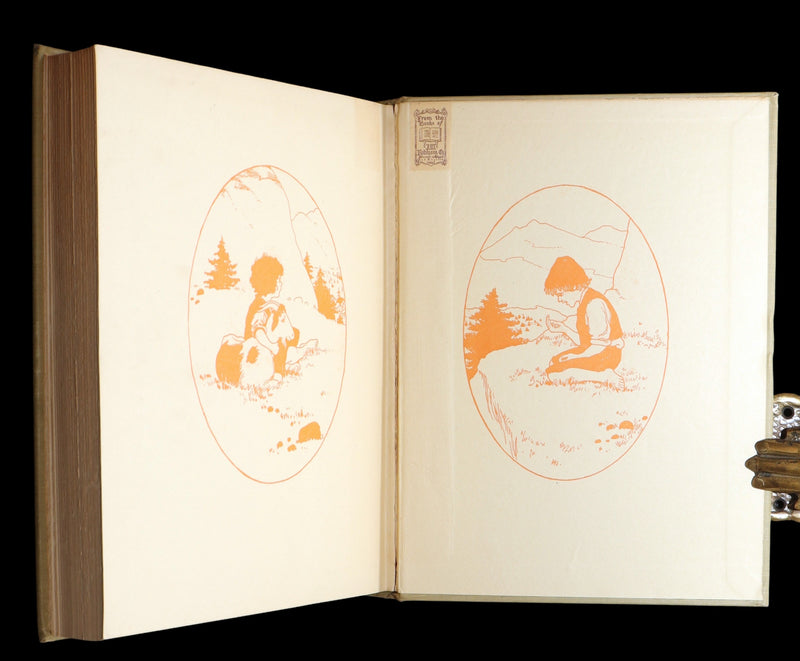 1919 Rare Gift Edition - HEIDI by Johanna Spyri illustrated by Maria L. Kirk
