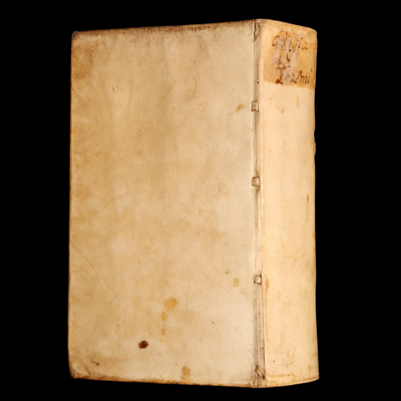 1663 Rare Latin Vellum Book – Erasmus Adagiorum Epitome, Antiquity Proverbs