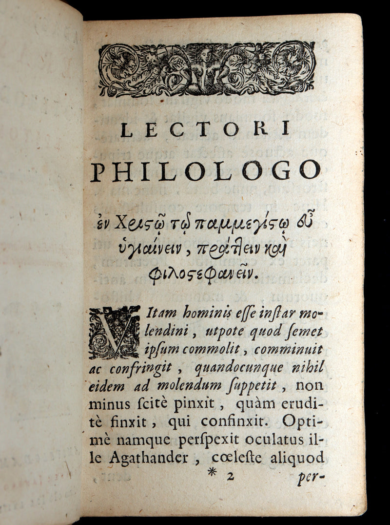 1663 Rare Latin Vellum Book – Erasmus Adagiorum Epitome, Antiquity Proverbs