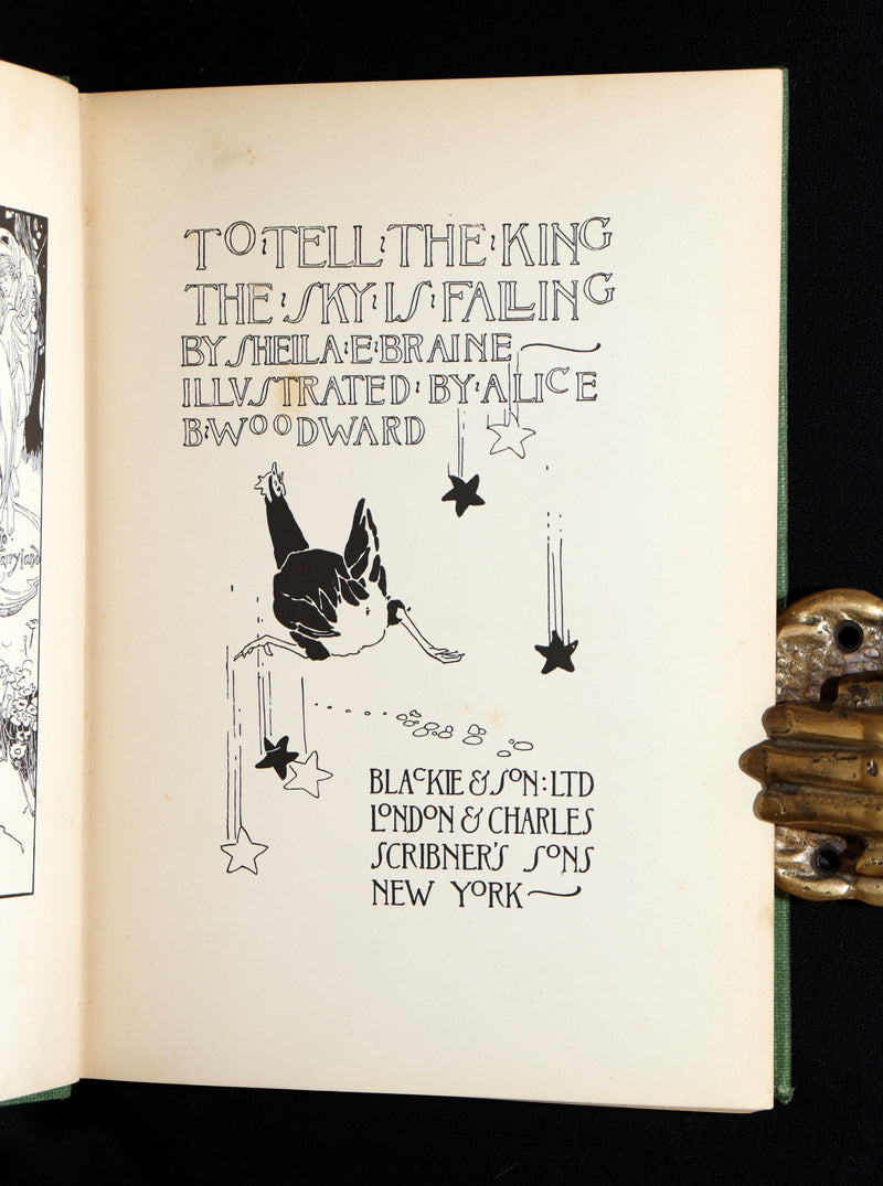 1896 Rare First Edition - To Tell the King the Sky is Falling by Alice Woodward
