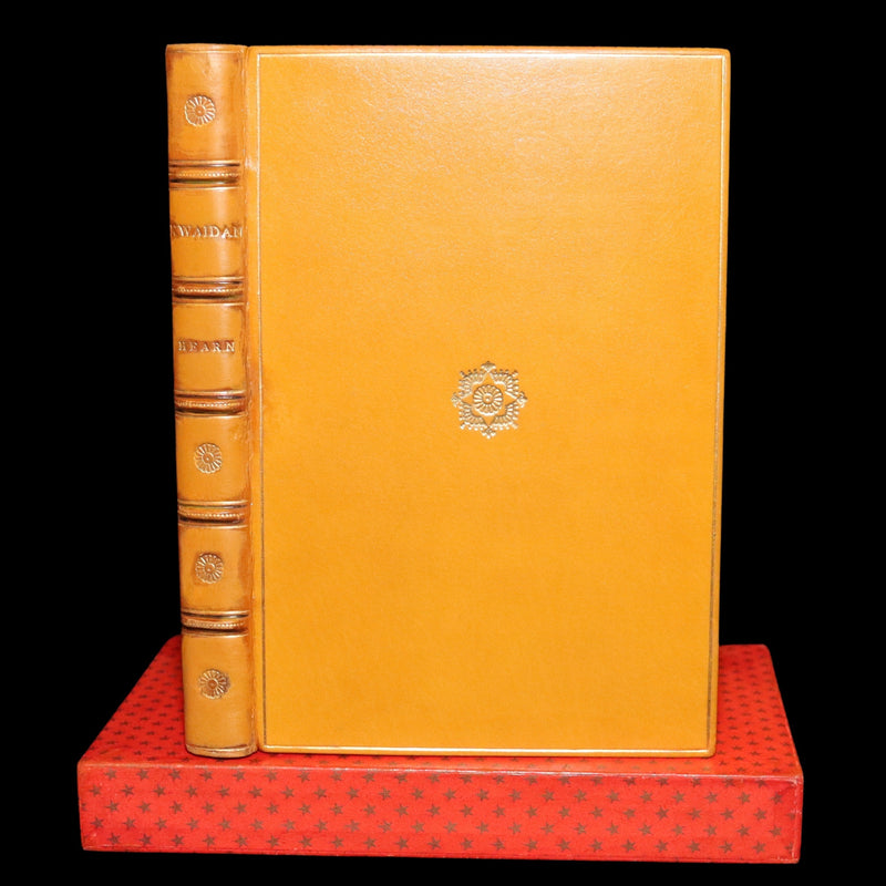 1927 Rare Sangorski Binding - Kwaidan, Japanese Ghost Stories by Lafcadio Hearn