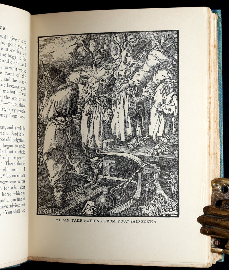 1920 Rare Book - Russian Fairy Tales Illustrated by Noel L. Nisbet