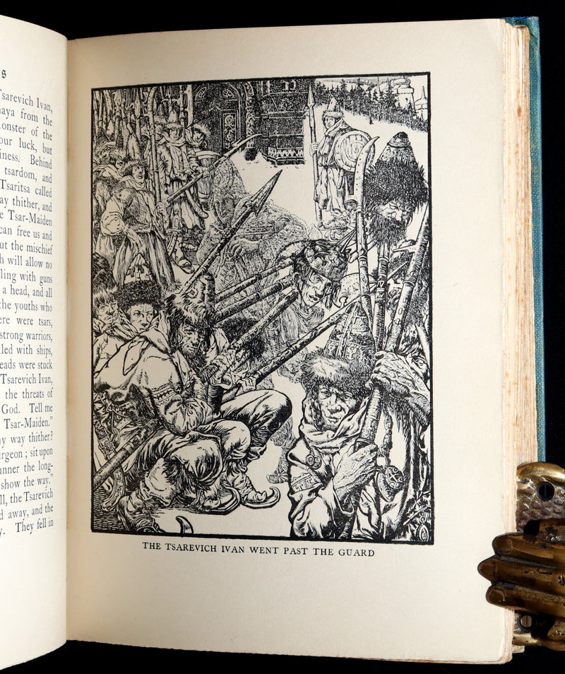 1920 Rare Book - Russian Fairy Tales Illustrated by Noel L. Nisbet