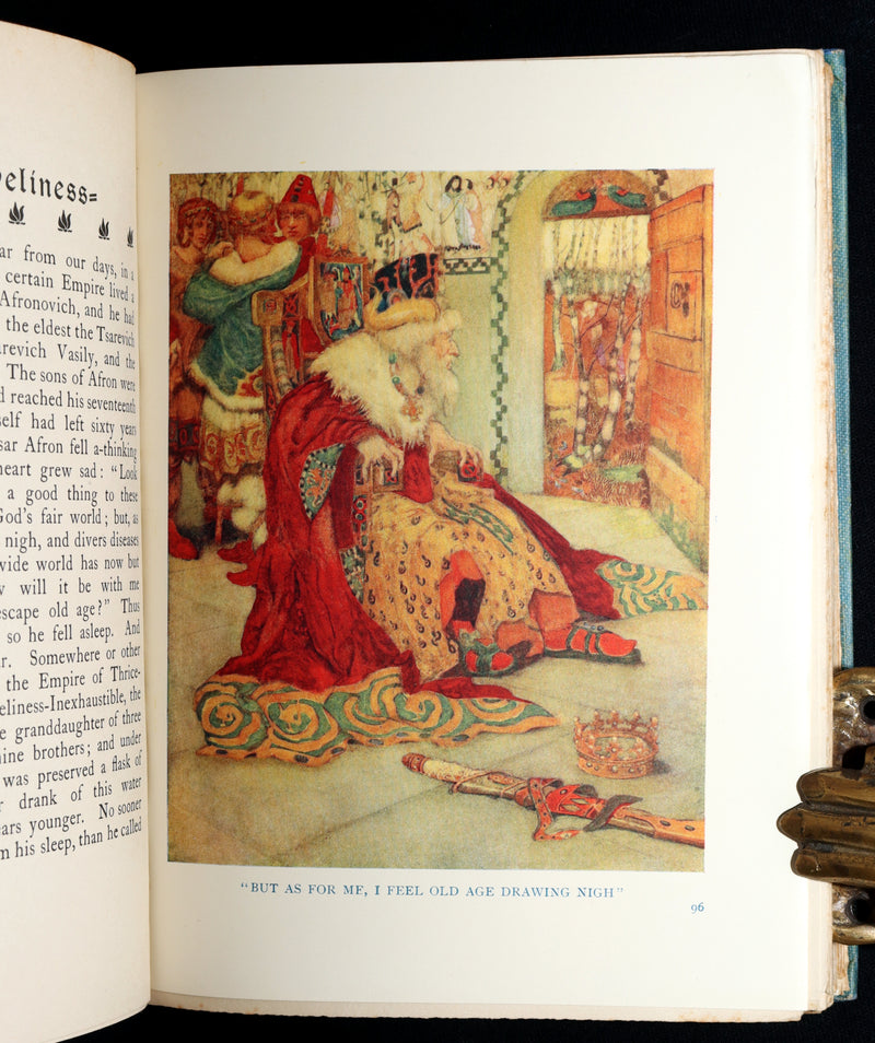 1920 Rare Book - Russian Fairy Tales Illustrated by Noel L. Nisbet