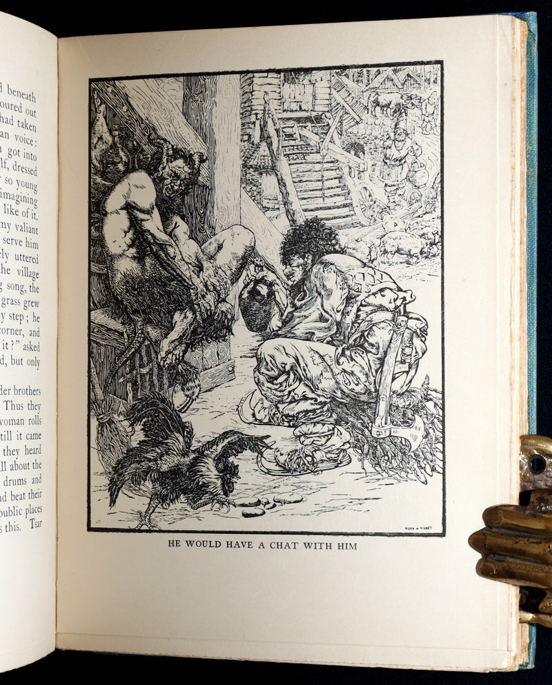 1920 Rare Book - Russian Fairy Tales Illustrated by Noel L. Nisbet