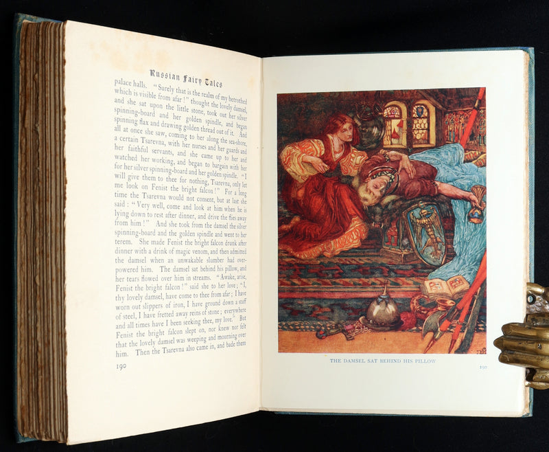 1920 Rare Book - Russian Fairy Tales Illustrated by Noel L. Nisbet