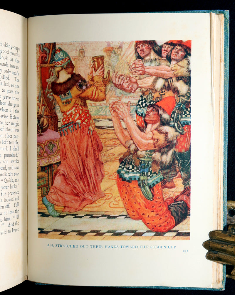 1920 Rare Book - Russian Fairy Tales Illustrated by Noel L. Nisbet