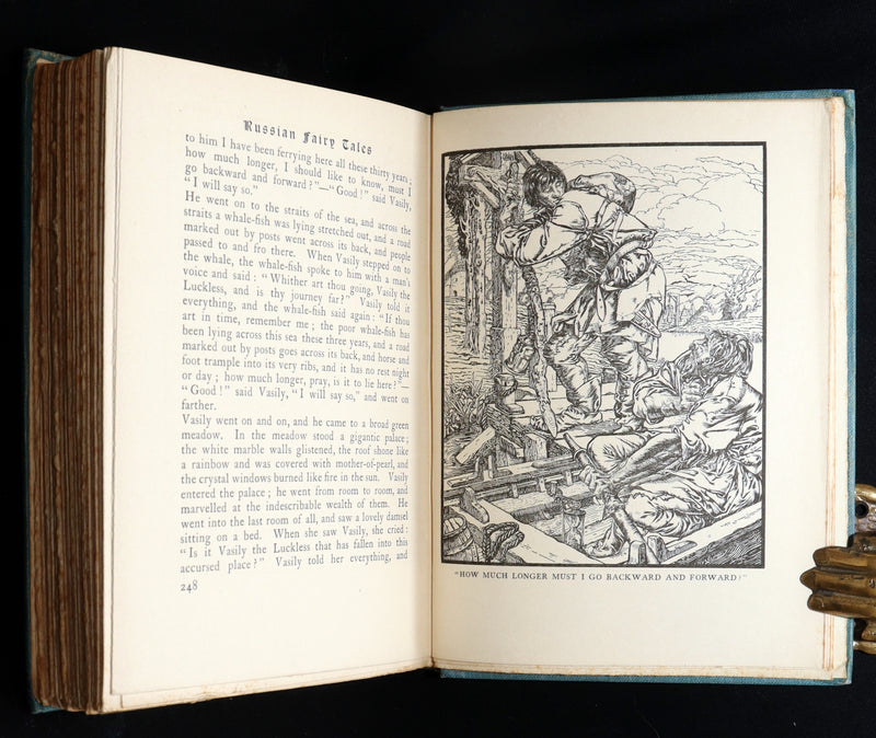 1920 Rare Book - Russian Fairy Tales Illustrated by Noel L. Nisbet