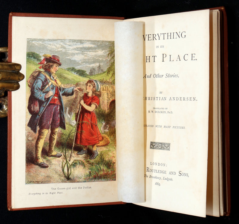 1869 Rare Hans Andersen Victorian Edition - Everything in Its Right Place