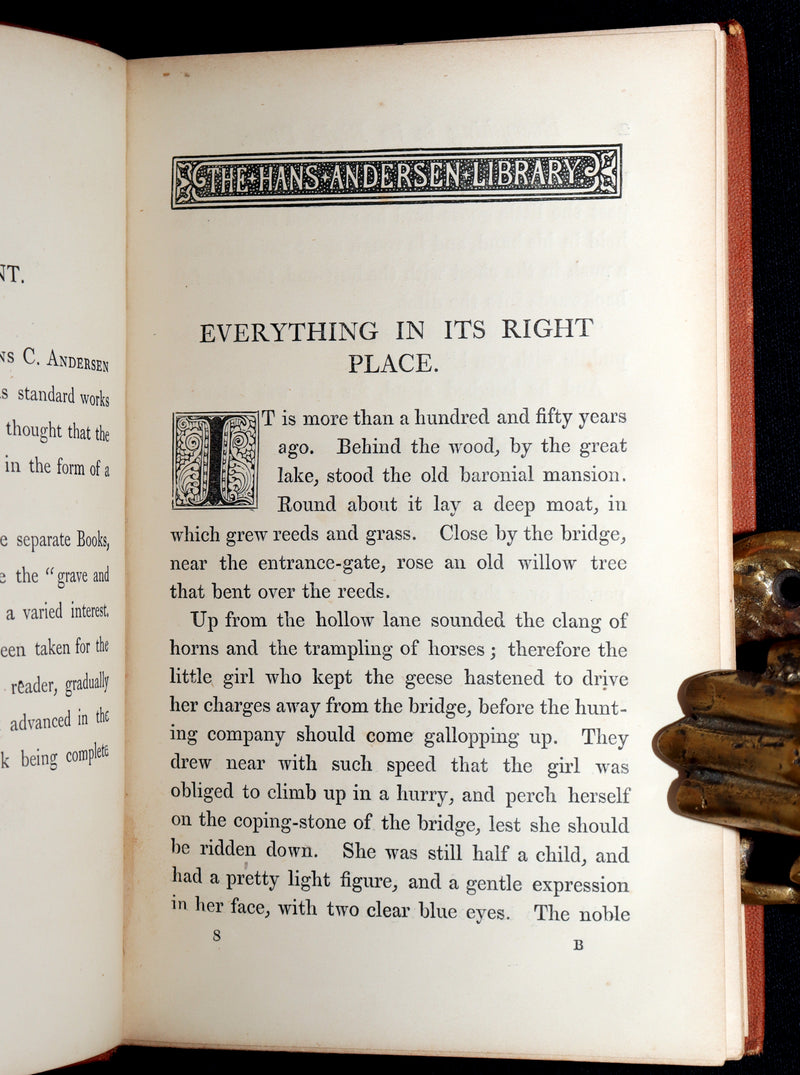 1869 Rare Hans Andersen Victorian Edition - Everything in Its Right Place