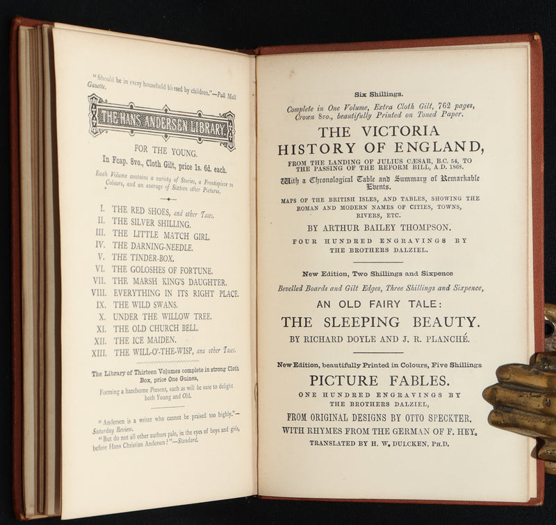 1869 Rare Hans Andersen Victorian Edition - Everything in Its Right Place