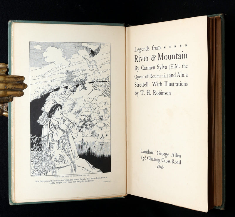 1896 First Edition - Legends from River and Mountain by Queen of Roumania