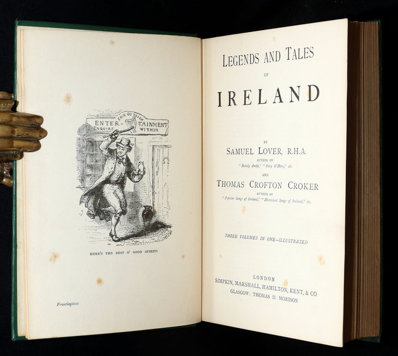 1900 Rare Book -  Legends and Fairy Tales of Ireland by Lover and Croker