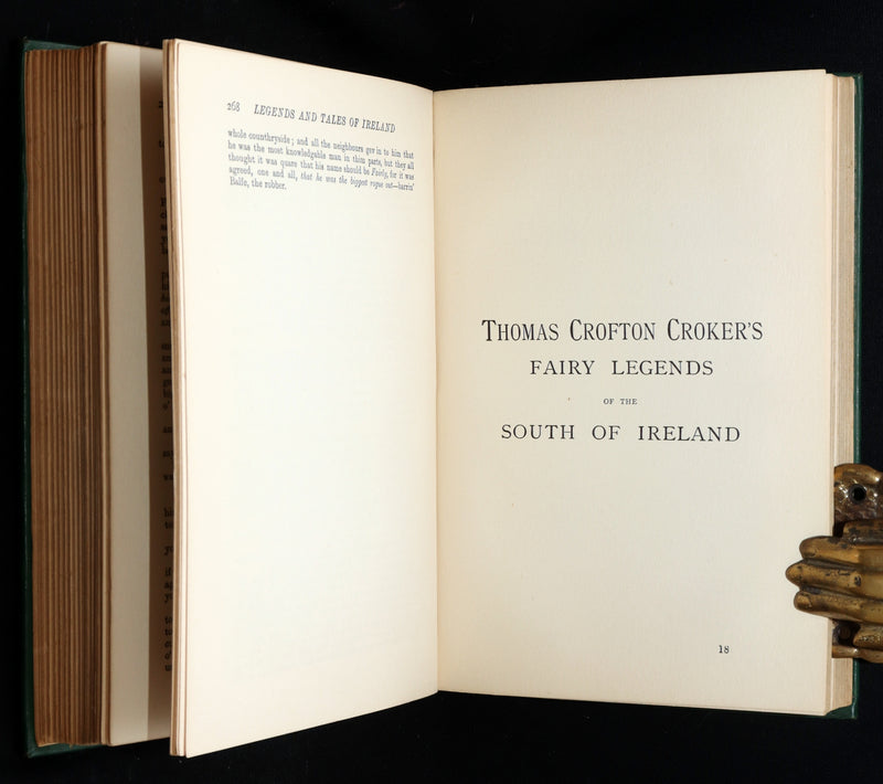 1900 Rare Book -  Legends and Fairy Tales of Ireland by Lover and Croker