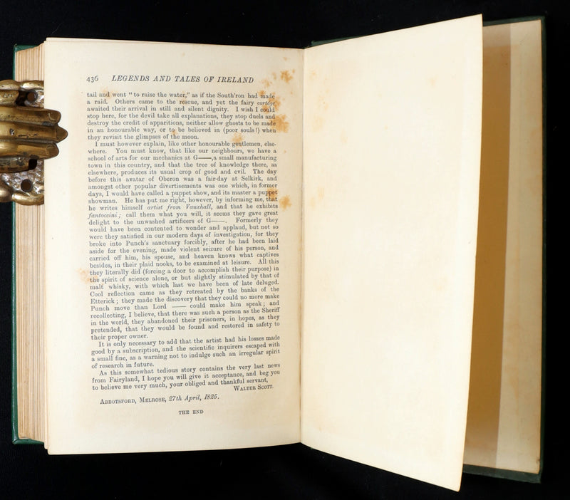 1900 Rare Book -  Legends and Fairy Tales of Ireland by Lover and Croker