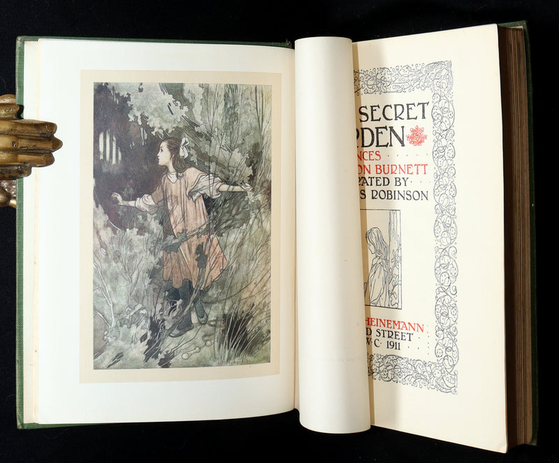 1911 Rare First Edition – The Secret Garden Illustrated by Charles Robinson