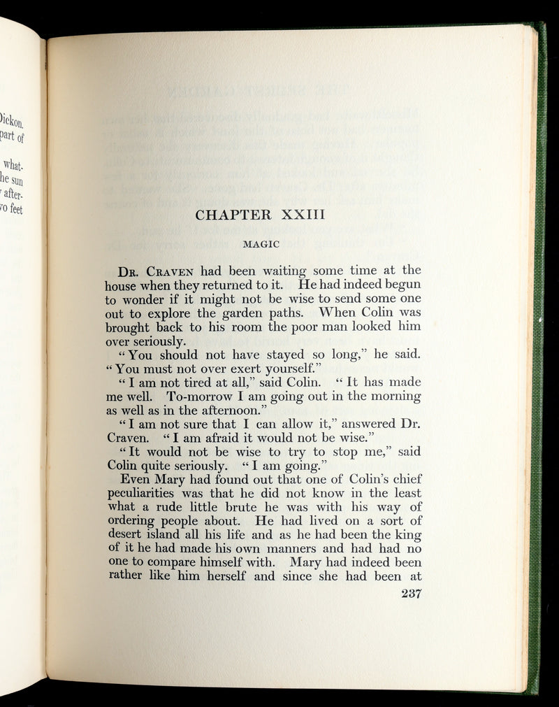 1911 Rare First Edition – The Secret Garden Illustrated by Charles Robinson