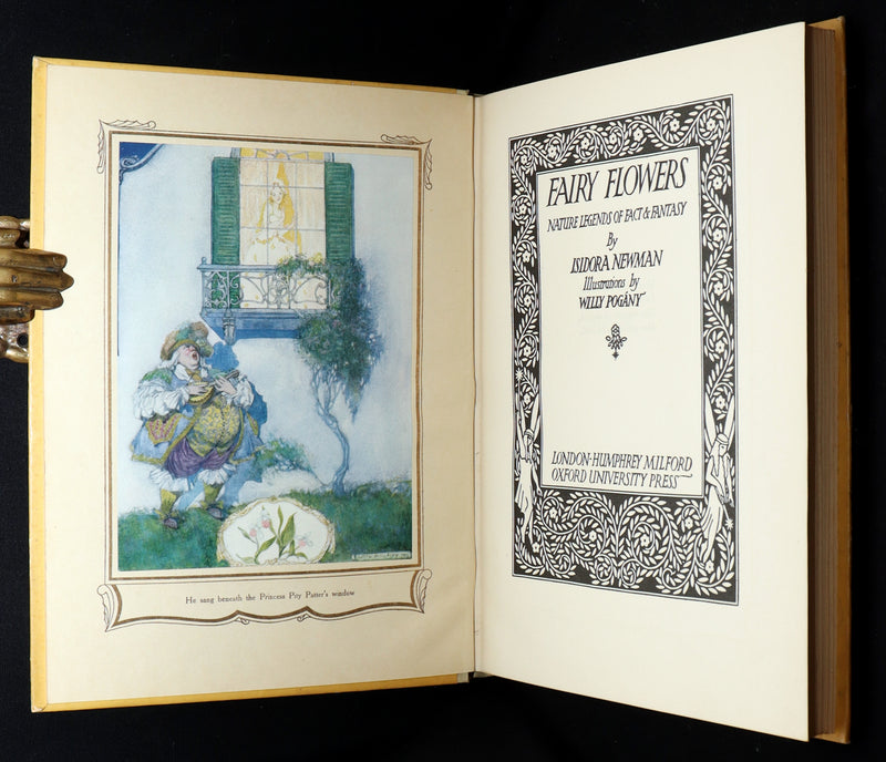 1926 Rare First Edition - Fairy Flowers by Isidora Newman Illustrated by Pogany
