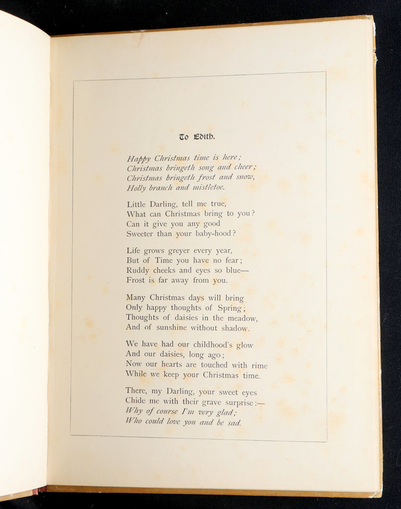 1882 Rare First Edition - Fly-Away Fairies and Baby-Blossoms by L. Clarkson