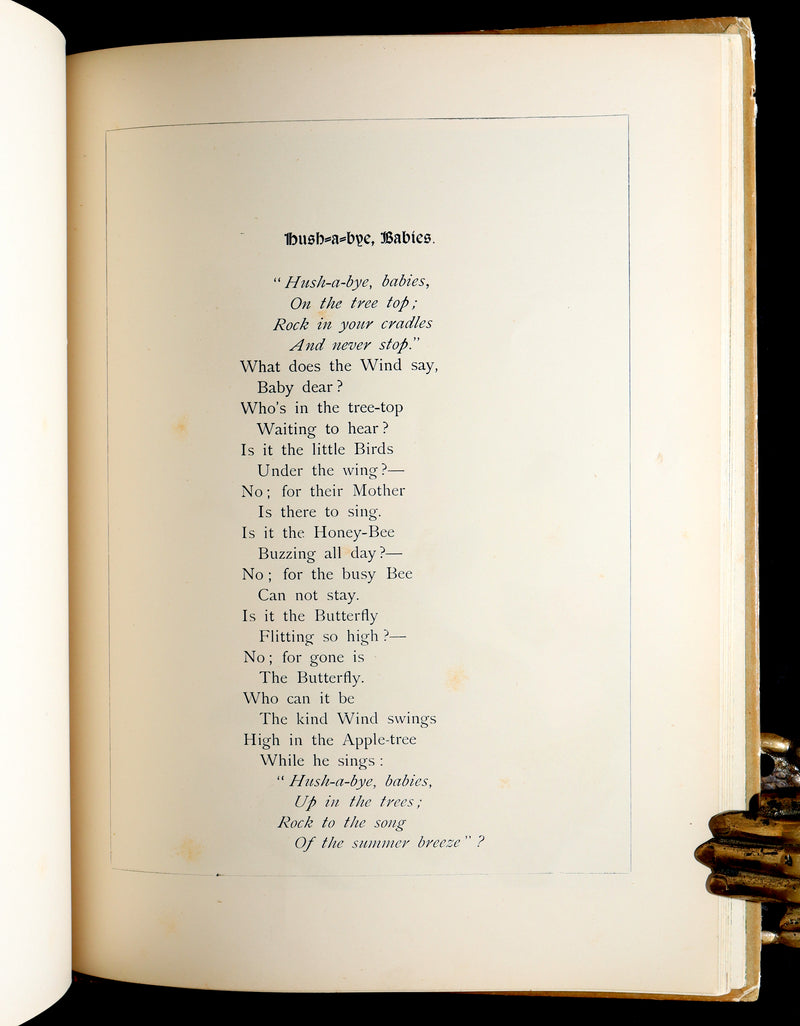 1882 Rare First Edition - Fly-Away Fairies and Baby-Blossoms by L. Clarkson
