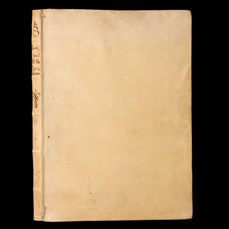 1669 Rare Italian Vellum Book -  Oration in praise of Louis XIV King of France