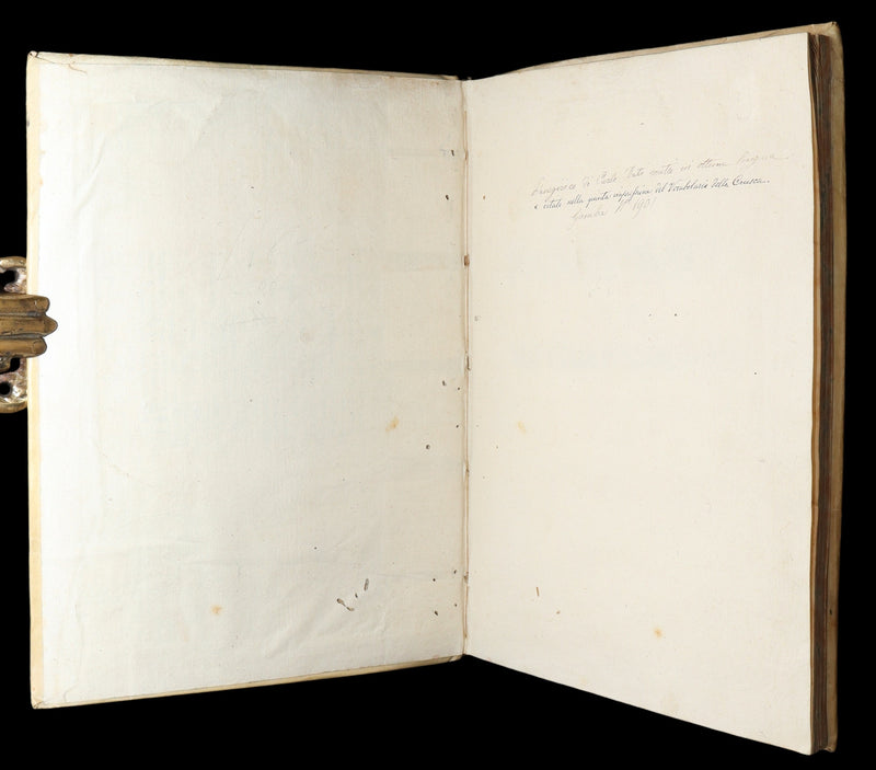 1669 Rare Italian Vellum Book -  Oration in praise of Louis XIV King of France