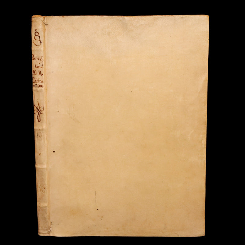 1669 Rare Italian Vellum Book -  Oration in praise of Louis XIV King of France