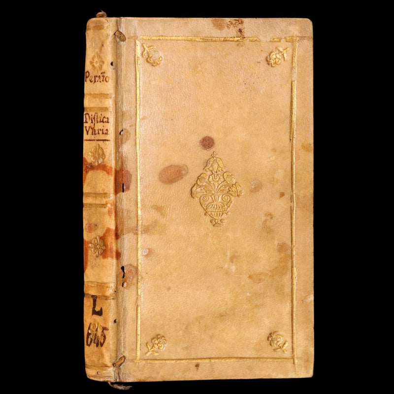 1674 Rare Latin Vellum Book – Polydori Apollinis Flosculi by Benedetto Perazzo