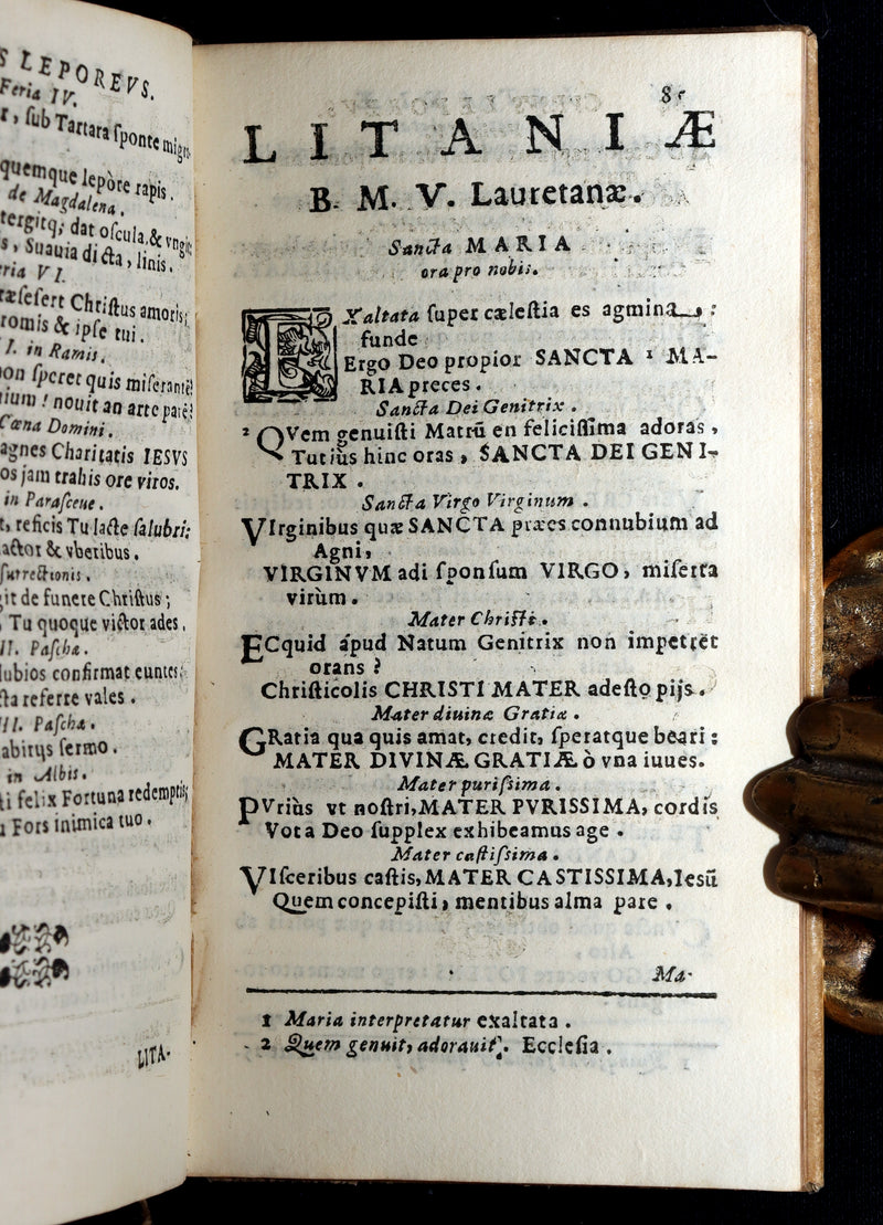 1674 Rare Latin Vellum Book – Polydori Apollinis Flosculi by Benedetto Perazzo