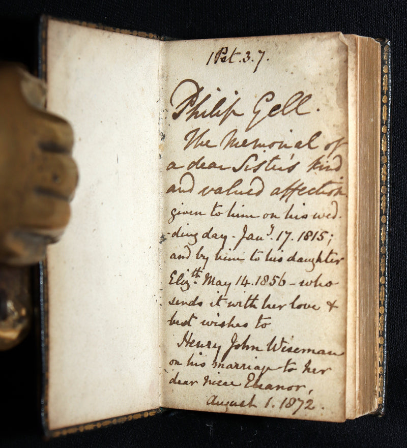 1814 Rare New Testament – George Eyre & Andrew Strahan – Fine Gilt Binding