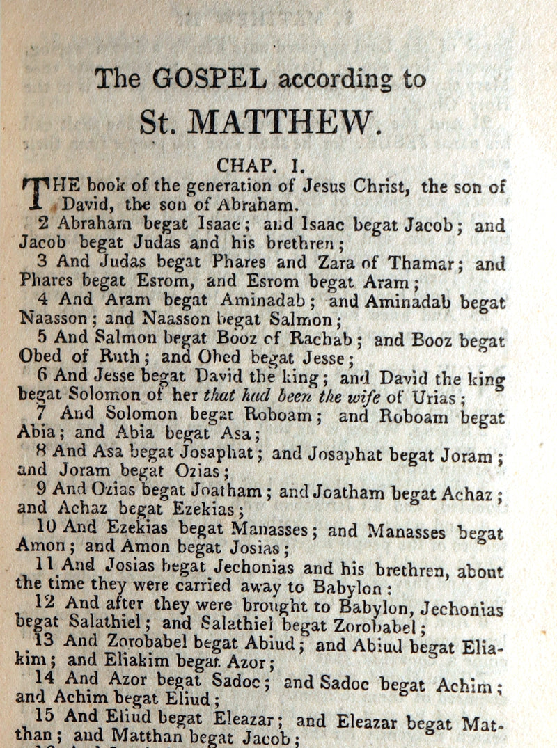 1814 Rare New Testament – George Eyre & Andrew Strahan – Fine Gilt Binding