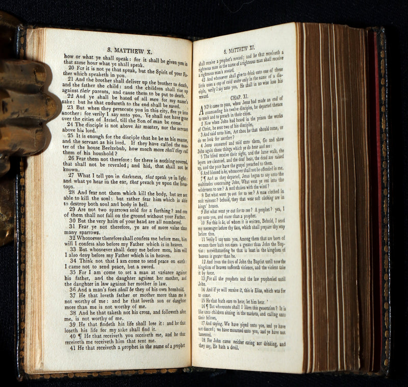 1814 Rare New Testament – George Eyre & Andrew Strahan – Fine Gilt Binding