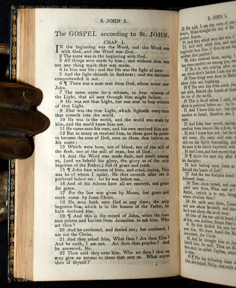 1814 Rare New Testament – George Eyre & Andrew Strahan – Fine Gilt Binding