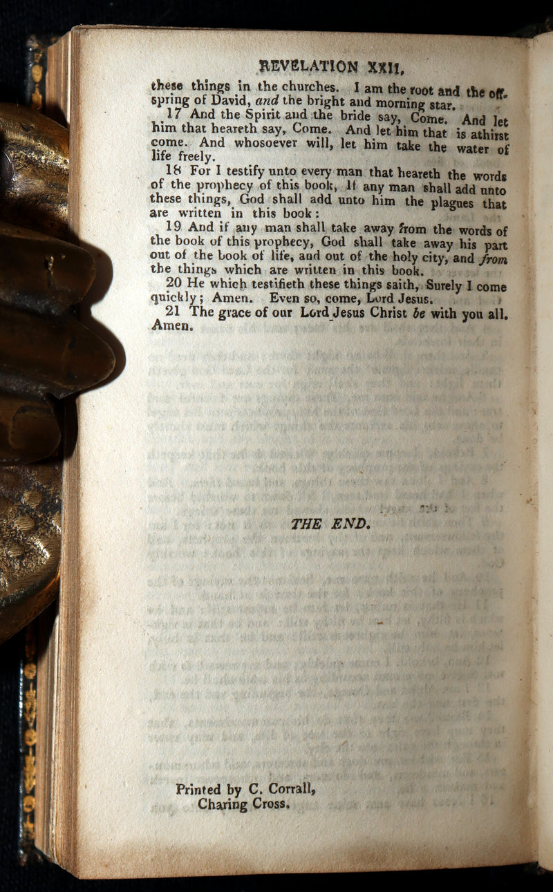 1814 Rare New Testament – George Eyre & Andrew Strahan – Fine Gilt Binding