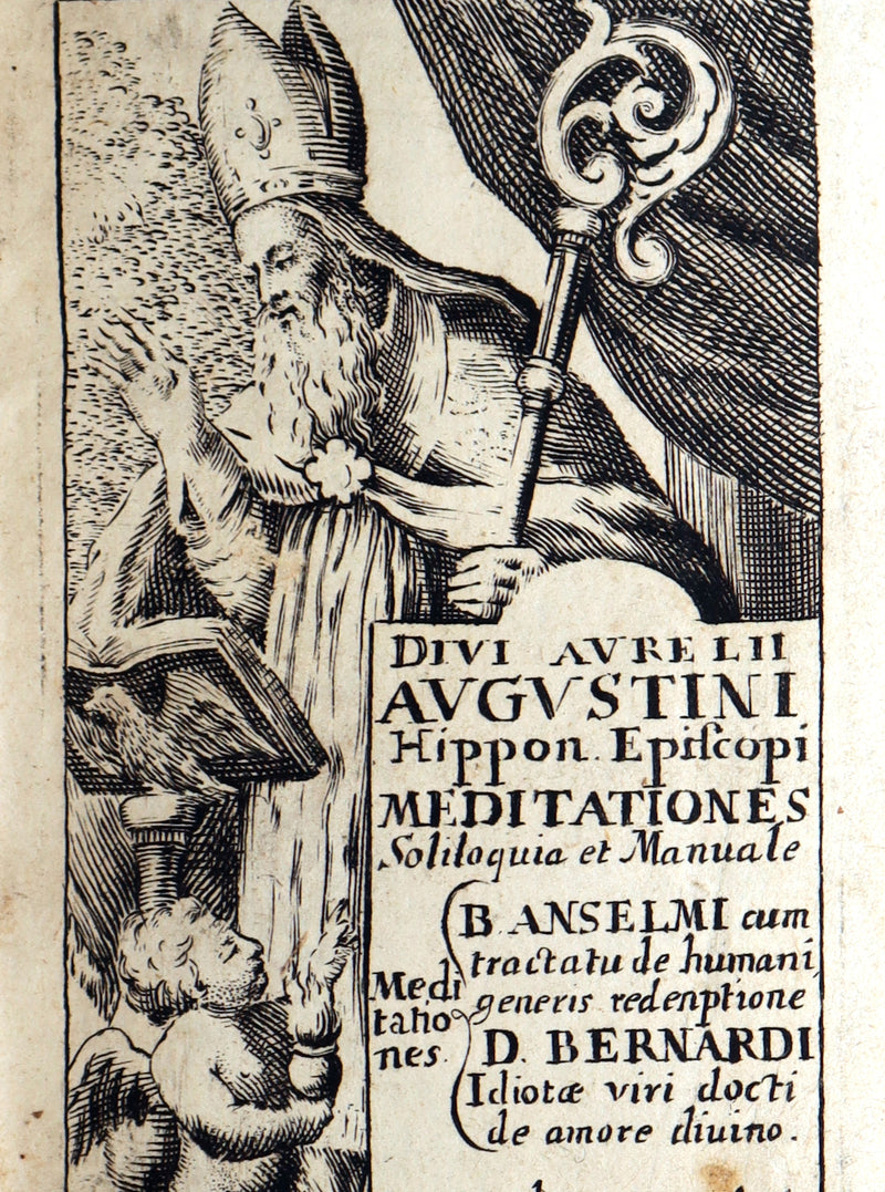 1718 Rare Venetian Edition – Meditationes by Saint Augustine in Vellum