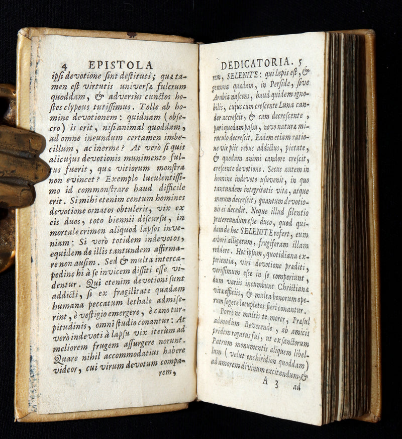 1718 Rare Venetian Edition – Meditationes by Saint Augustine in Vellum