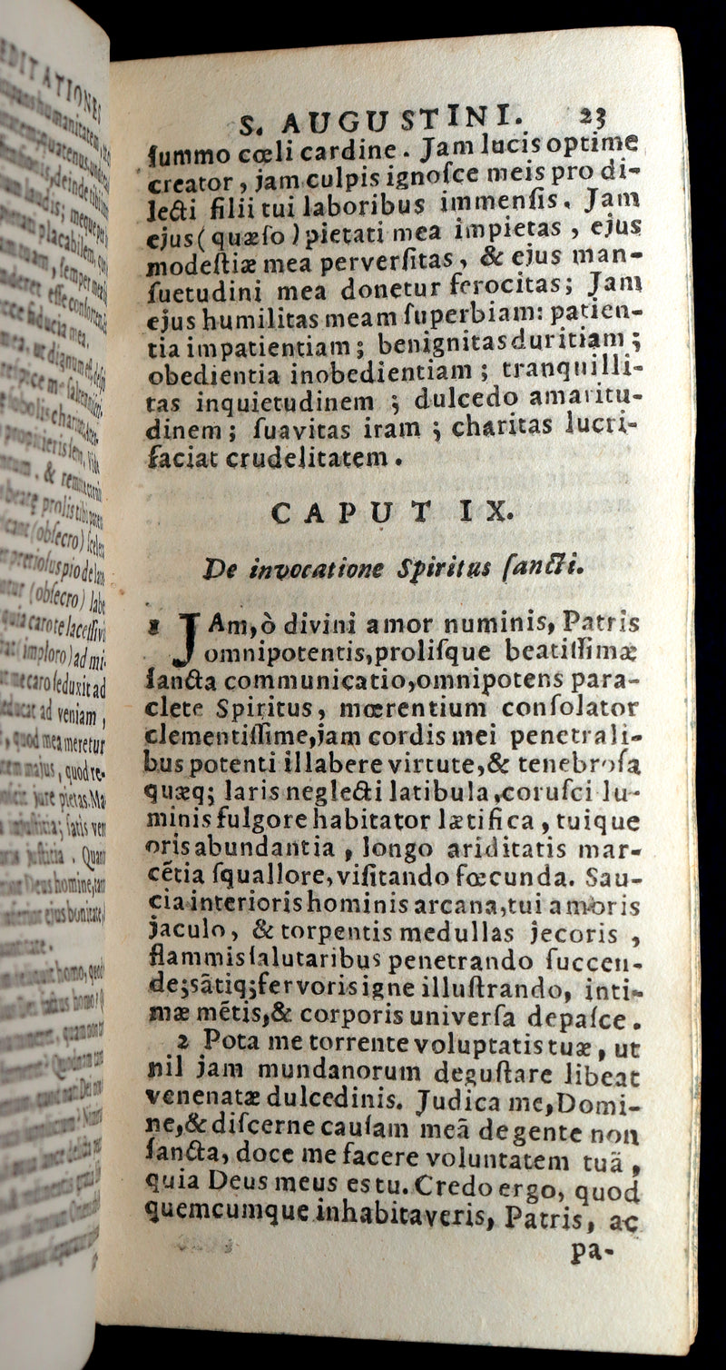 1718 Rare Venetian Edition – Meditationes by Saint Augustine in Vellum